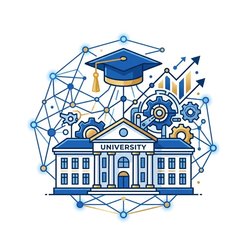 University and Industry Collaboration Graphic